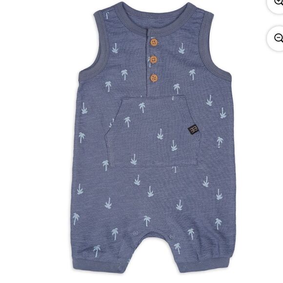 Modern Moments by Gerber Baby Boy Sleeveless Romper, Size 18 months - Picture 1 of 5